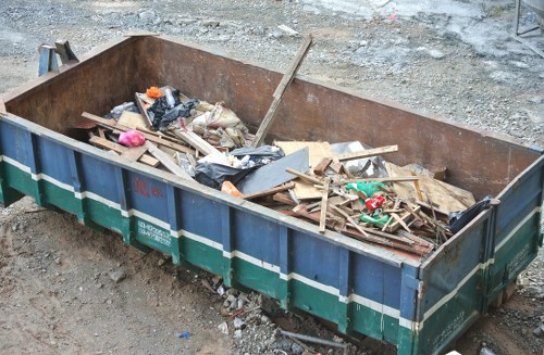 Business waste removal services in Millbank office environment