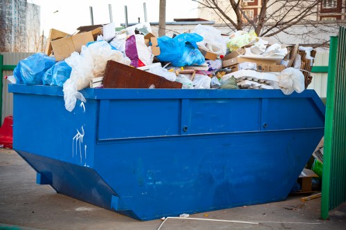 Team handling hazardous waste disposal